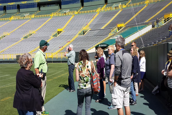 Touring Lambeau Field home of the Green Bay Packers